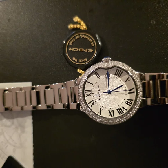 Silver Watch with Roman Numerals - Picture 2 of 5